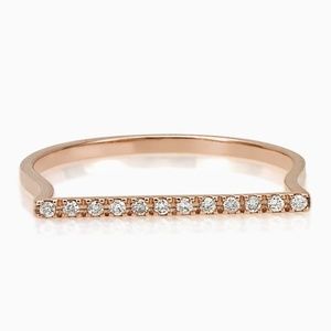 Bar Diamond Ring